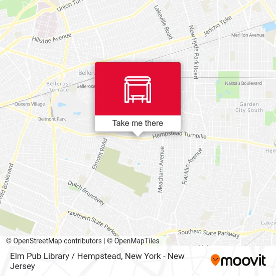 Elm Pub Library / Hempstead map