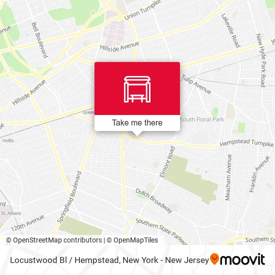 Locustwood Bl / Hempstead map