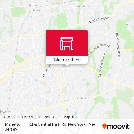 Mapa de Manetto Hill Rd & Central Park Rd