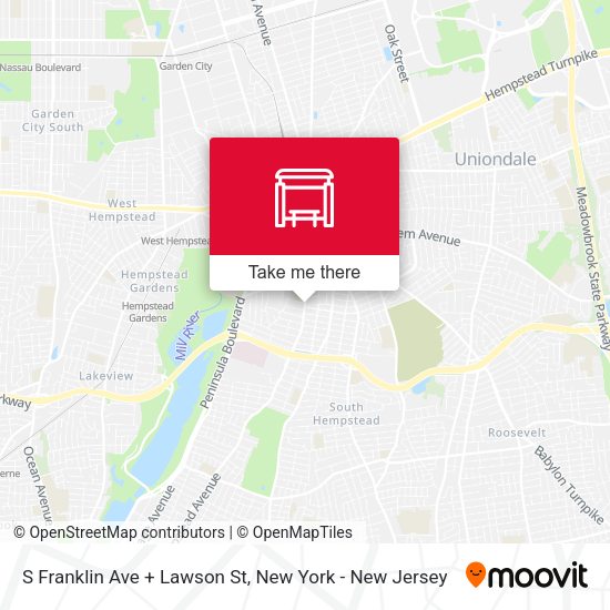 Mapa de S Franklin Ave + Lawson St