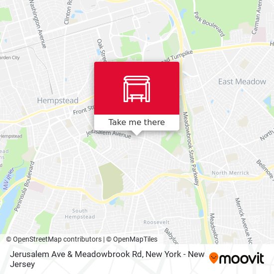 Jerusalem Ave & Meadowbrook Rd map