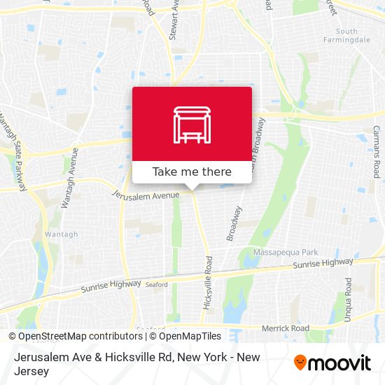 Jerusalem Ave & Hicksville Rd map