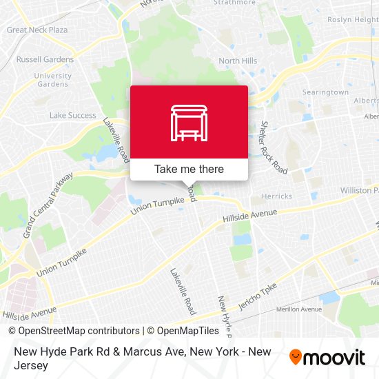 Mapa de New Hyde Park Rd & Marcus Ave