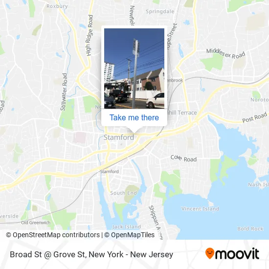 Broad St @ Grove St map