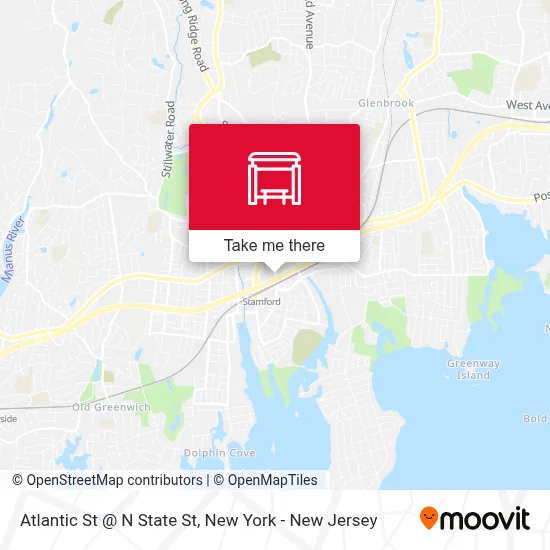 Atlantic St @  N State St map