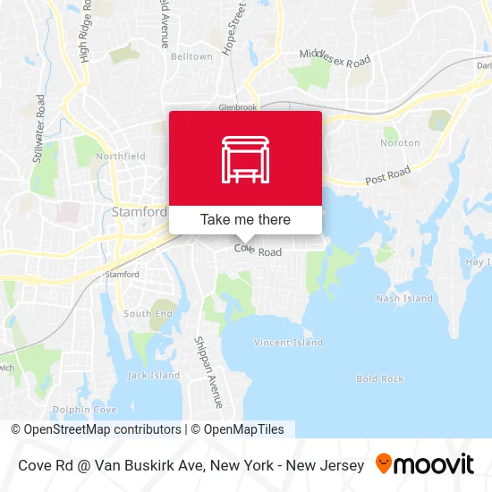 Cove Rd @ Van Buskirk Ave map