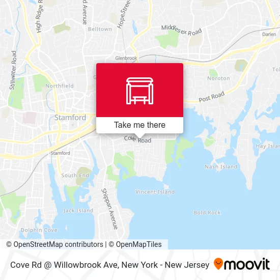 Cove Rd @ Willowbrook Ave map