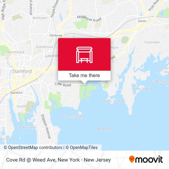 Cove Rd @ Weed Ave map