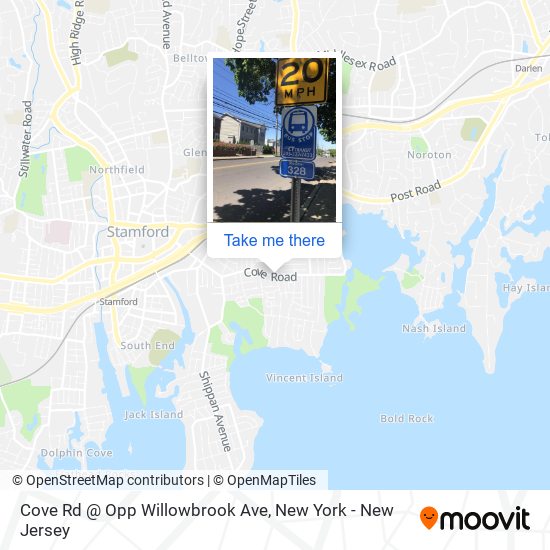 Cove Rd @ Opp Willowbrook Ave map