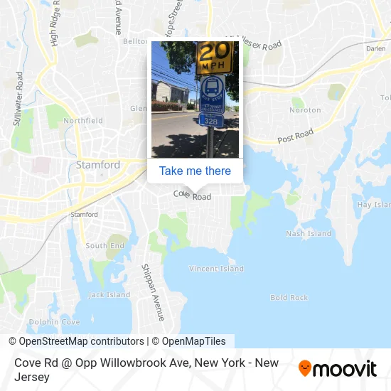 Cove Rd @ Opp Willowbrook Ave map