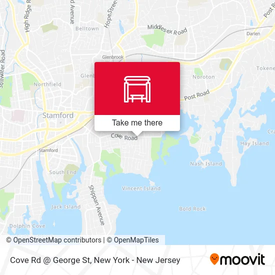 Cove Rd @ George St map
