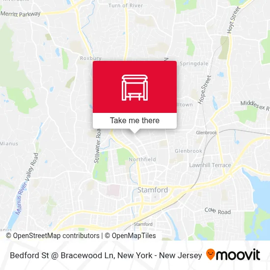 Bedford St @ Bracewood Ln map
