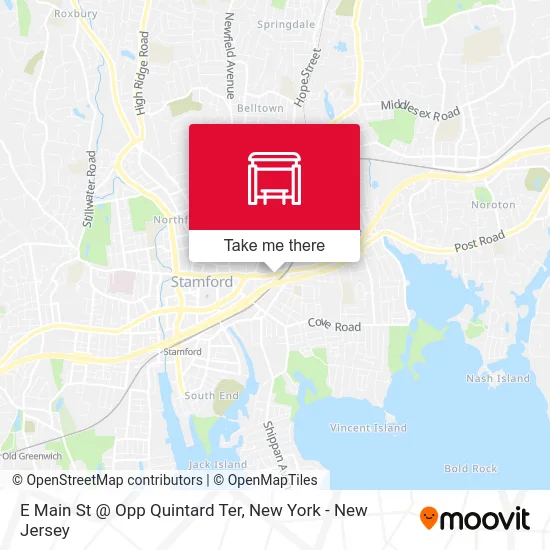 E Main St @ Opp Quintard Ter map