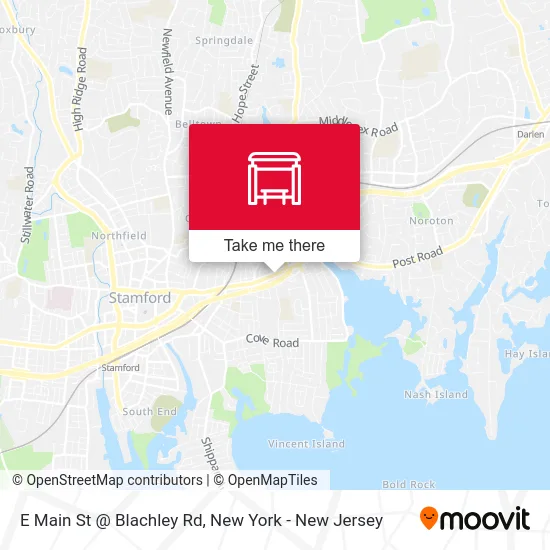 E Main St @ Blachley Rd map