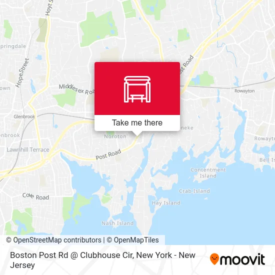 Boston Post Rd @ Clubhouse Cir map