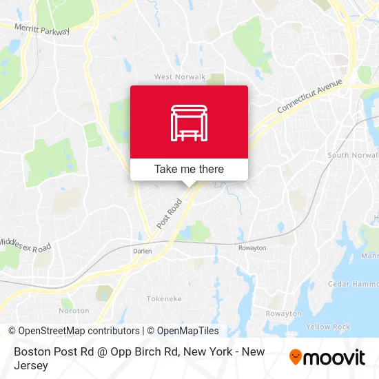 Boston Post Rd @ Opp Birch Rd map