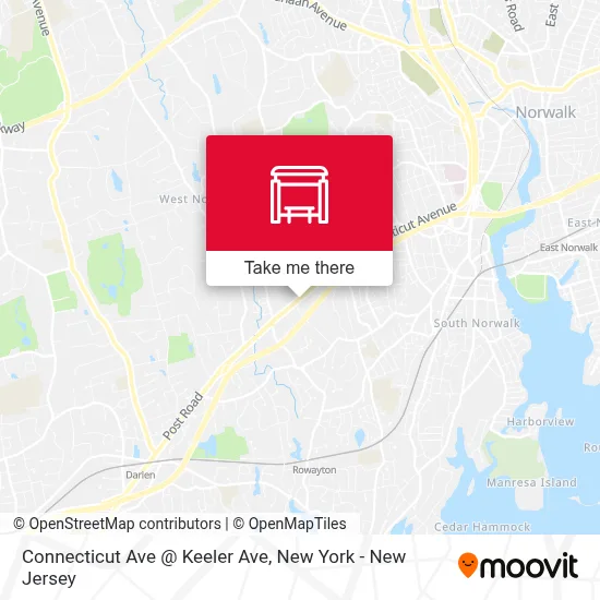 Connecticut Ave @ Keeler Ave map