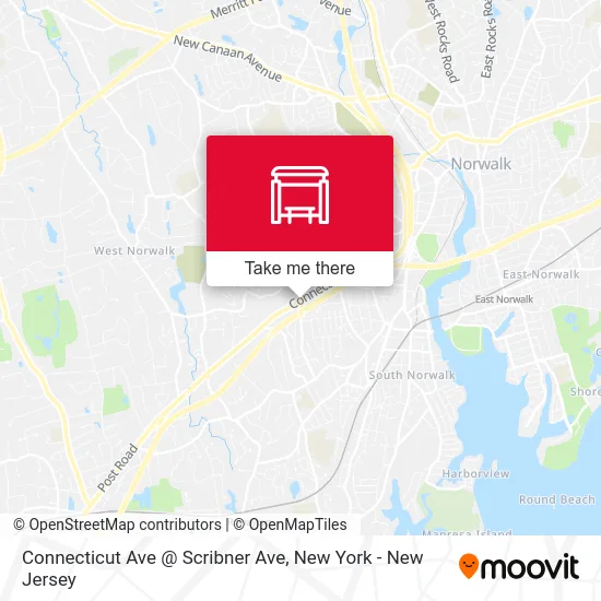 Connecticut Ave @ Scribner Ave map