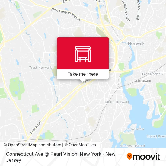 Connecticut Ave @ Pearl Vision map