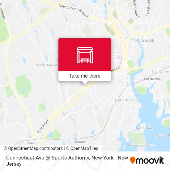 Connecticut Ave @ Sports Authority map