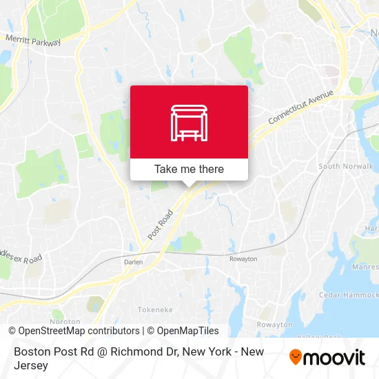 Boston Post Rd @ Richmond Dr map