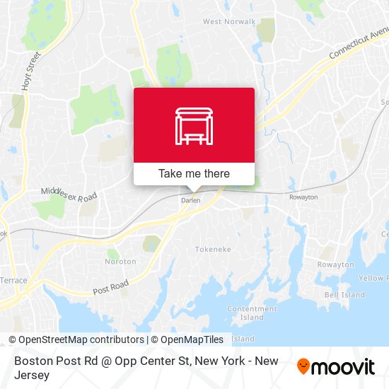 Boston Post Rd @ Opp Center St map