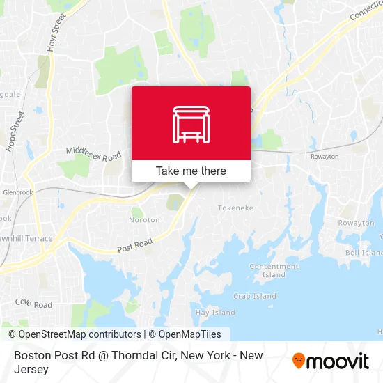 Boston Post Rd @ Thorndal Cir map