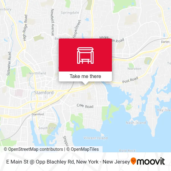 E Main St @ Opp Blachley Rd map