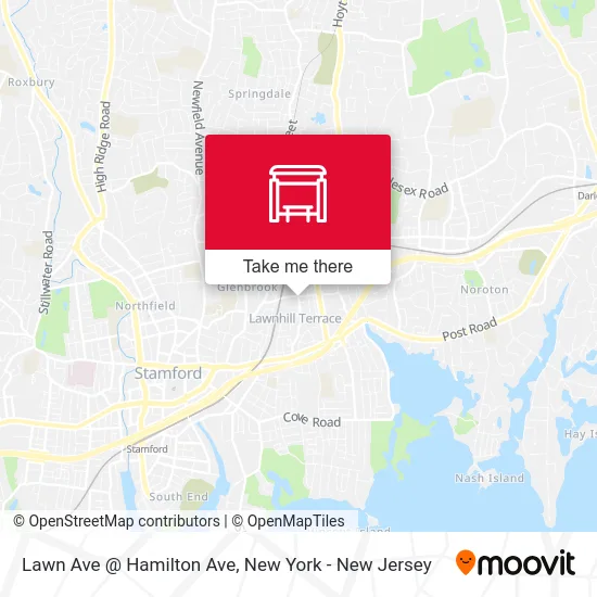 Lawn Ave @ Hamilton Ave map