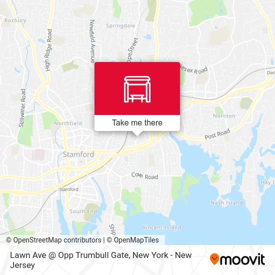 Lawn Ave @ Opp Trumbull Gate map