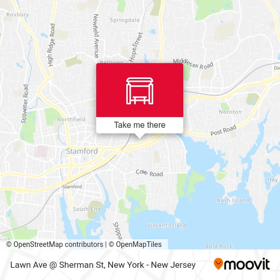 Lawn Ave @ Sherman St map