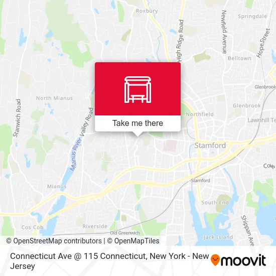 Connecticut Ave @ 115 Connecticut map