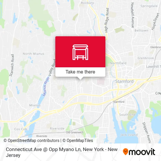 Connecticut Ave @ Opp Myano Ln map