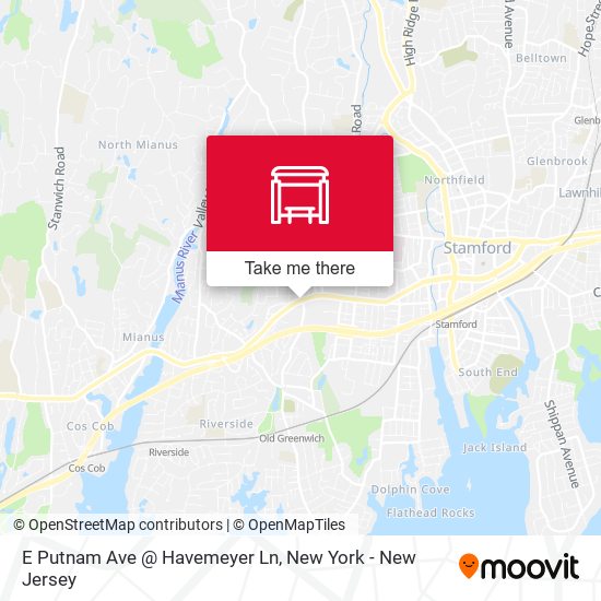 Mapa de E Putnam Ave @ Havemeyer Ln