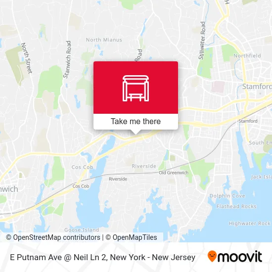E Putnam Ave @ Neil Ln 2 map
