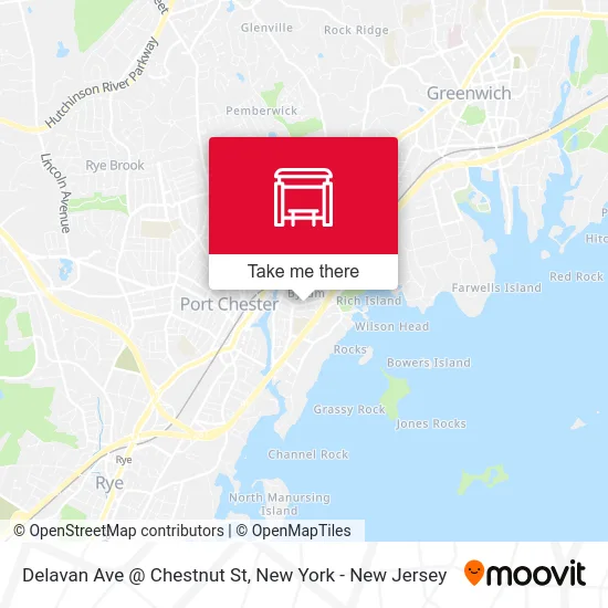 Delavan Ave @ Chestnut St map