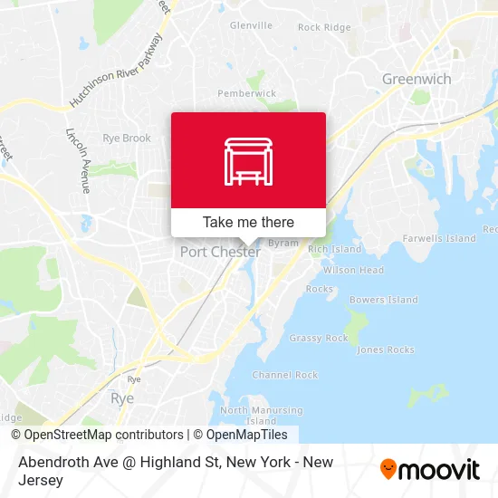 Abendroth Ave @ Highland St map