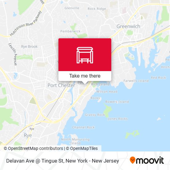 Mapa de Delavan Ave @ Tingue St