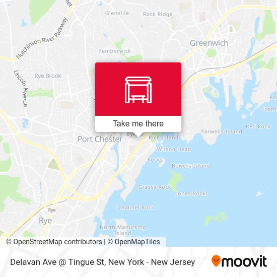 Delavan Ave @ Tingue St map
