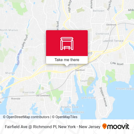 Fairfield Ave @ Richmond Pl map