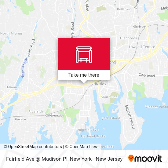 Fairfield Ave @ Madison Pl map