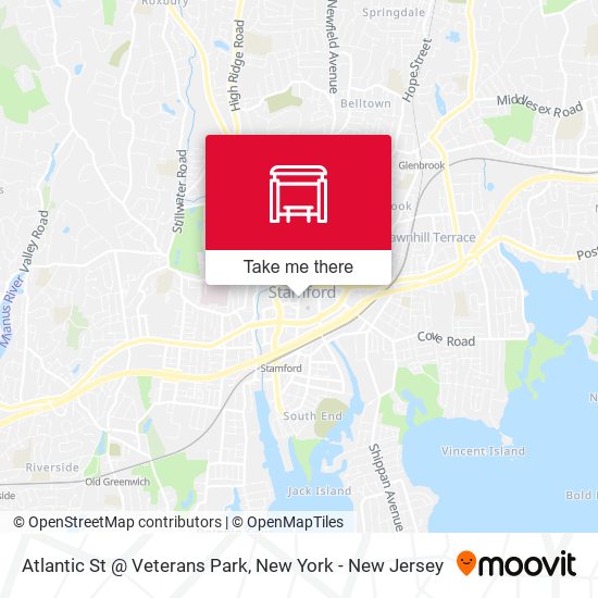 Atlantic St @ Veterans Park map