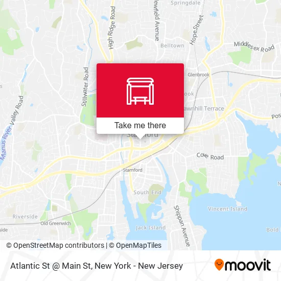 Mapa de Atlantic St @ Main St
