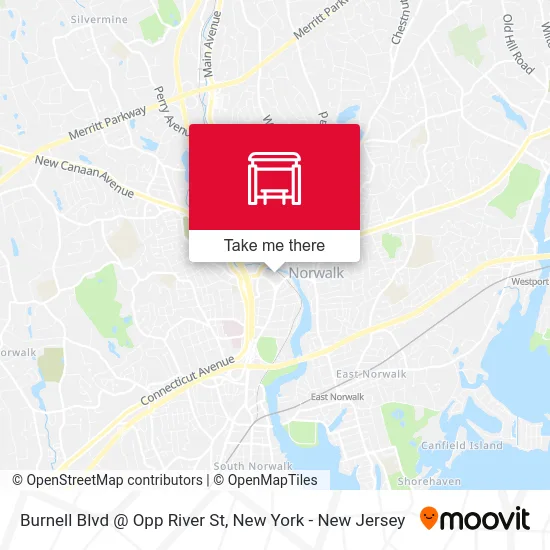 Burnell Blvd @ Opp River St map