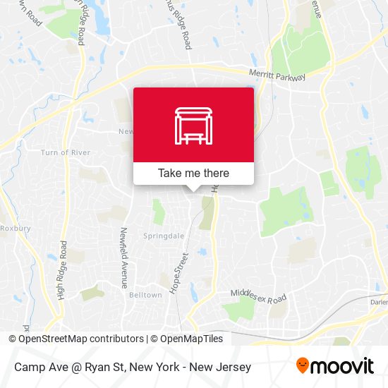 Camp Ave @ Ryan St map