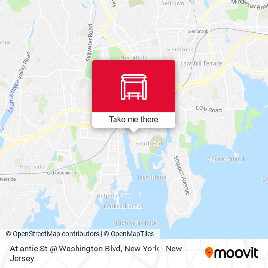 Atlantic St @ Washington Blvd map