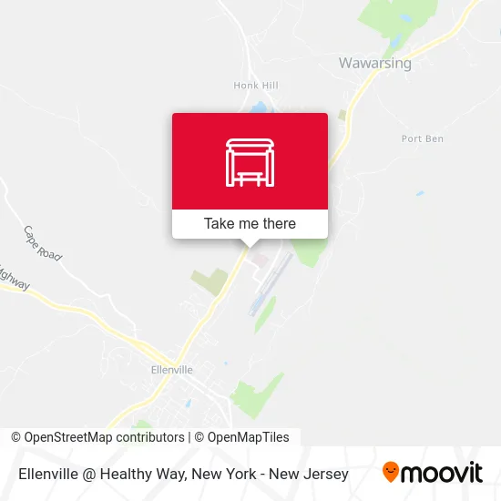 Ellenville @ Healthy Way map