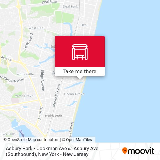 Asbury Park - Cookman Ave @ Asbury Ave (Southbound) map