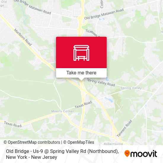 Old Bridge - Us-9 @ Spring Valley Rd (Northbound) map