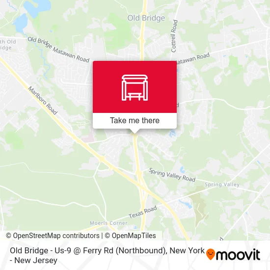 Old Bridge - Us-9 @ Ferry Rd (Northbound) map